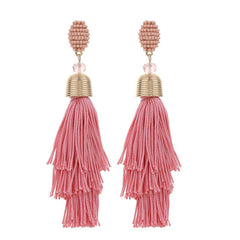 Pre Order: Bohemian Long Tassel Earrings