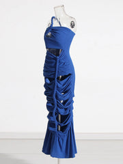 Rope Strap Hollow-Out Dress