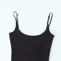 Slim Fit Sleeveless A-Line Dress