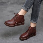 Cozy Autumn Winter Retro Handmade Boots Women 35-42