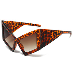 Cat Eye Oversized Frame Sunglasses