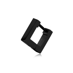 Geometric Smooth Titanium Steel Square Earrings