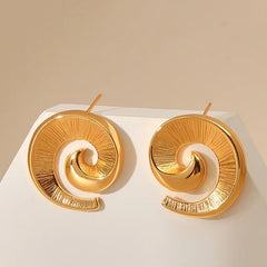 Minimalist Vortex High-End Stud Earrings