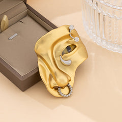 Half Face Mask Brooch