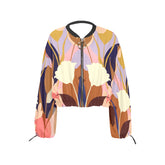 Brown Shrub Cropped Jacket