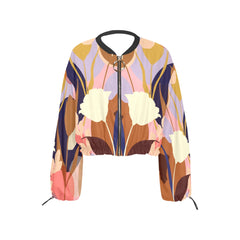 Brown Shrub Cropped Jacket