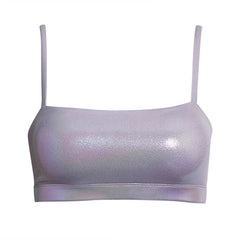 Shiny Yoga Push Up Bra + High Waist Stretch Pants Set