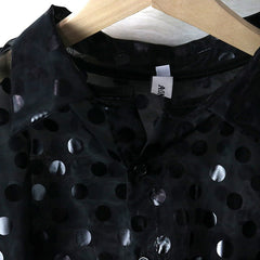 Dotted Mesh Two-Piece Dress