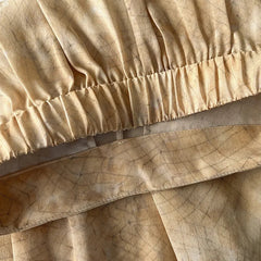 Silk Pleated Wide Leg Pants