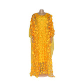 Chiffon Batwing Sleeve Large Hem Swing Dress