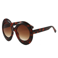 Retro Large Frame Oval Sunglasses