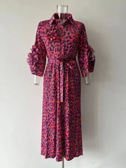 Fungus Sleeves Maxi Sunday Dress