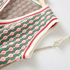 Casual V-Neck Knitted Vest