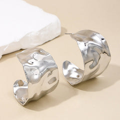 Irregular Metal Sheet Earrings