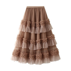 Pre Order: Big Fluffy Mesh Cake Skirt
