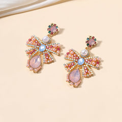 Pre Order: Boho Alloy Pearl Stud Earrings