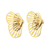Butterfly Wing Back Hanging Earrings