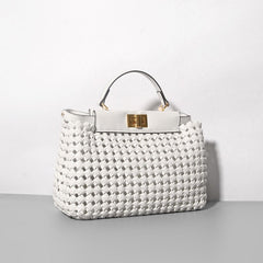 Hollow Woven Crossbody Shoulder Bag