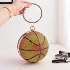 Pre Order: Basketball Diamond Handheld Banquet Bag