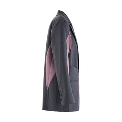 Irregular Splicing Loose Casual Blazer