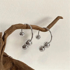 Pre Order: Ball Metal Back Stud Earrings