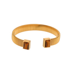 Striped Open Bracelet
