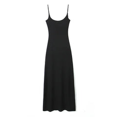 Slim Fit Sleeveless A-Line Dress