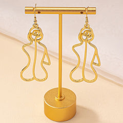 Irregular Human Body Earrings