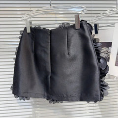 3D Flower Luxury Short Skirt