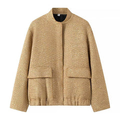 Sequined Bomber Jacket