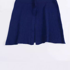 Round Neck Sleeveless Breasted Knitted Dress