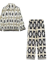 Geometric Long Sleeve Shirt + Pants