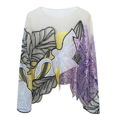 Pre Order: Beaded Sequin Lace T-Shirt