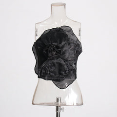 Slim Fit Multi-Layered Petal Tube Top