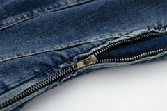 Denim Blue Tube Corset