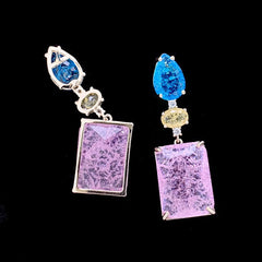 Rhinestones Tassel Earrings