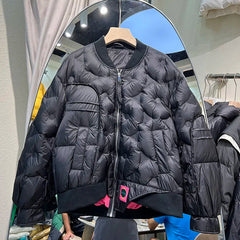 Pre Order: Baseball Collar Duck Down Jacket