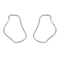 Irregular Geometric Shape Alloy Earrings