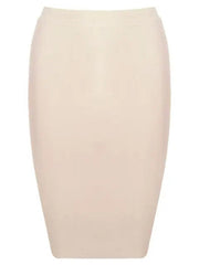 Solid Bandage High Waist Skirt