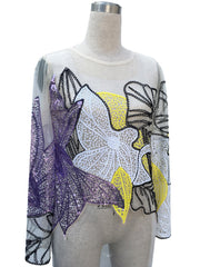 Pre Order: Beaded Sequin Lace T-Shirt