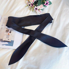 Pre Order: Bowknot PU Obi Belt