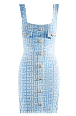 Printed Bodycon Bandage Dress