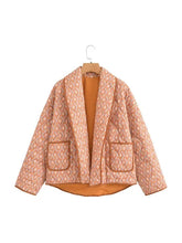 Printed Oversized Cotton Padded Coat
