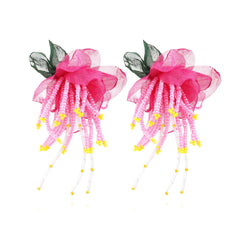 Pre Order: Bohemian Flower Beaded Drop Earrings