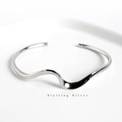 Sterling Silver Open Bracelet