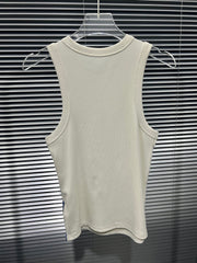 Pre Order: Blue Hand-Painted Slim Fit Vest