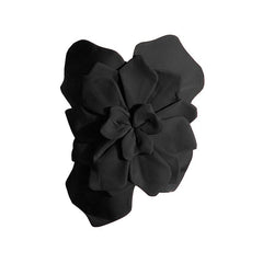 Solid 3D Flower Slim Fit Tube Top