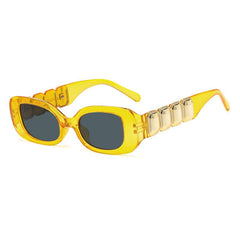 Embellished Square Frame Sunglasses