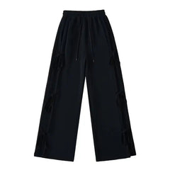 Pre Order: Bow Tie High Elastic Waist Pants