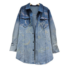 Starry Sky Sparkling Denim Jacket